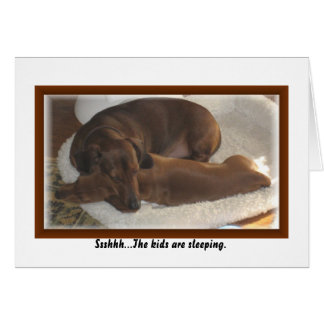 Ssshhh… les enfants dorment