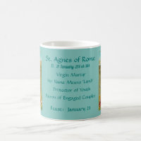 St. Agnes de Rome (BC 01) Café Mug 2a