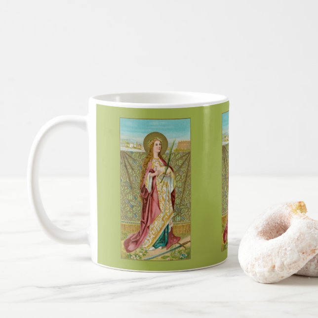 St. Agnes de Rome (BC 01) Café Mug 3 (Avec donut)