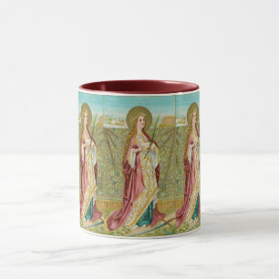 St. Agnes de Rome (BC 01) Café Mug 4
