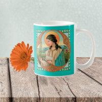 St. Agnes de Rome (BK 006) Café Mug