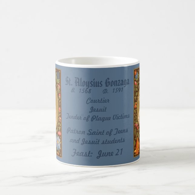 St. Aloysius Gonzaga (PM 01) Café Mug 2a (Centre)