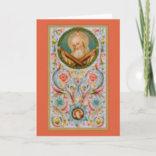 St. André l'Apôtre (JMAS 02) Carte de vœux vierge