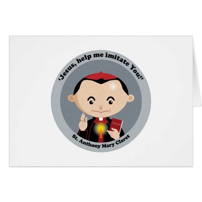 St. Anthony Mary Claret (Devant horizontal)