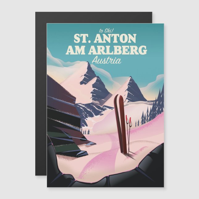 St. Anton am Arlberg ski Autriche (Devant / Derrière)