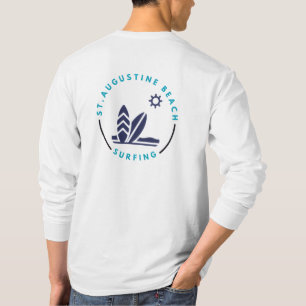 St Augustine Beach Florida Surfing T-Shirt