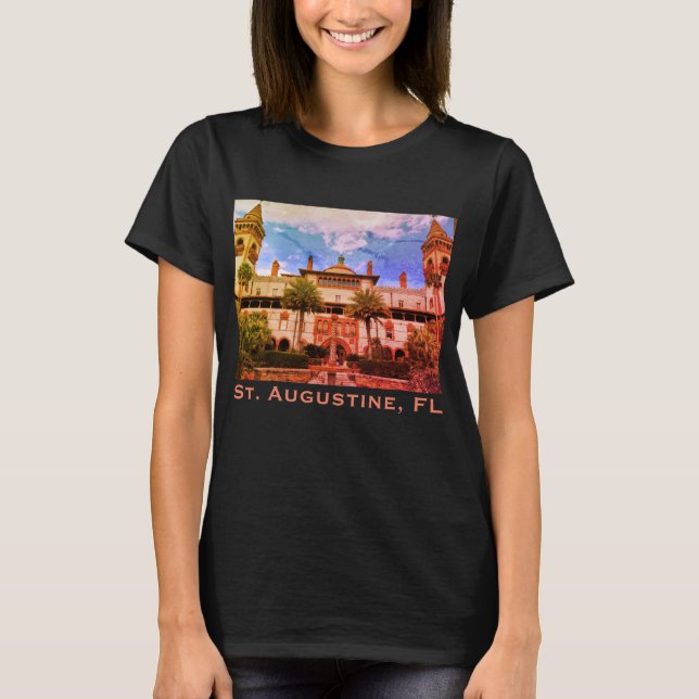 St Augustine, FL - T-shirt Ponce de Leon (Devant)