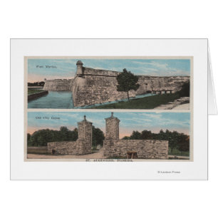 St. Augustine, FL - Vue de Ft. Marion & City