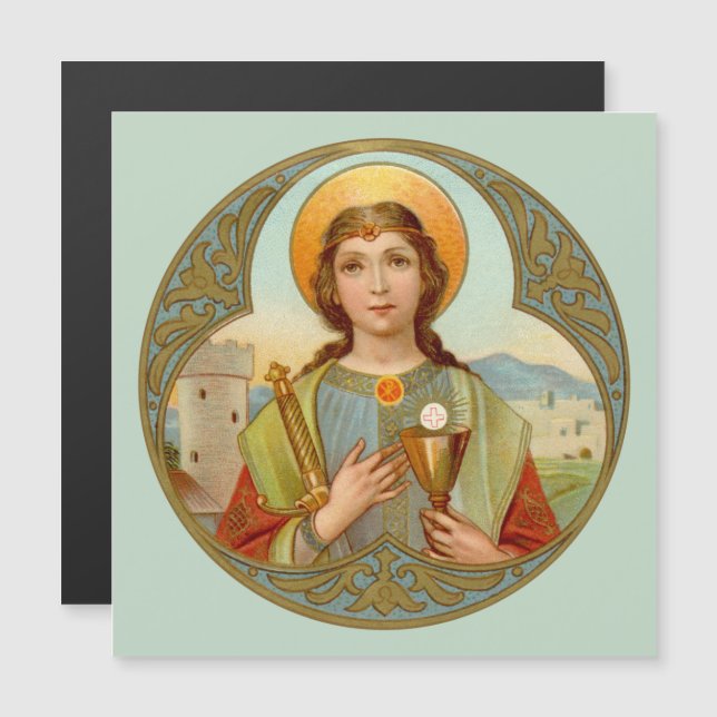 St. Barbara (BK 001) Carré (Devant / Derrière)