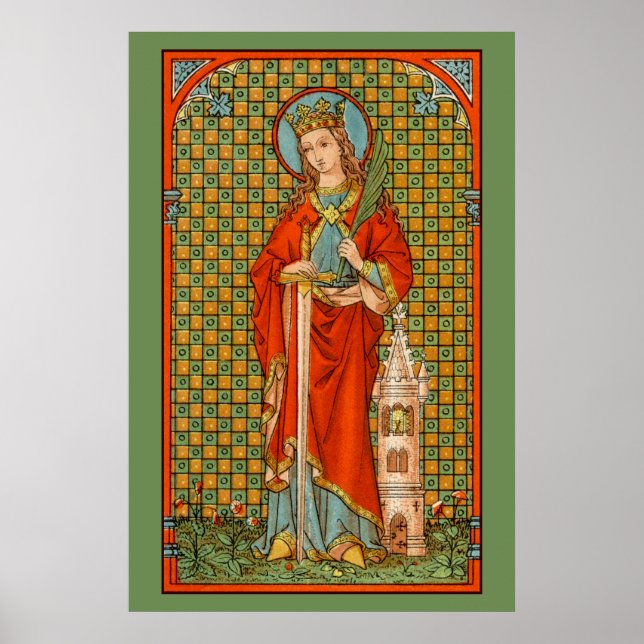 St. Barbara (JP 01) 24"x36" Poster 2 (Devant)