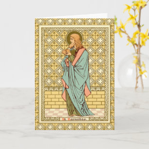 St. Barnabé l'Apôtre (RLS 02) Carte de vœux vierge
