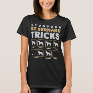 St Bernard têtu dupe le T-shirt