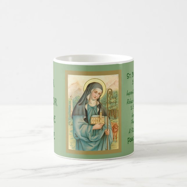 St. Brigid d'Irlande (M 014) Mug de café 1 (Centre)