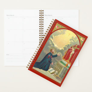 St. Camillus prier avant un crucifix (M 020)