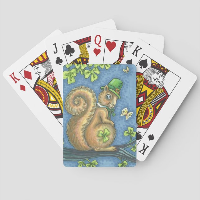 ST. CARTES DE JEU IRLANDAIS DE PATRICK Poker (dos)