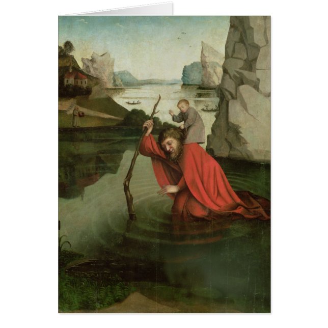 St Christopher portant l'enfant du Christ (Devant)