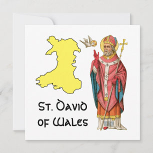 St. David du Pays de Galles (P 001) avec carte de