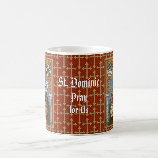 St. Dominic de Guzman (BK 011) Café Mug 2b (Centre)