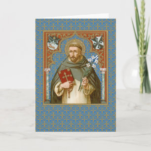 St. Dominic de Guzman (BK 011) Carte de vœux vierg