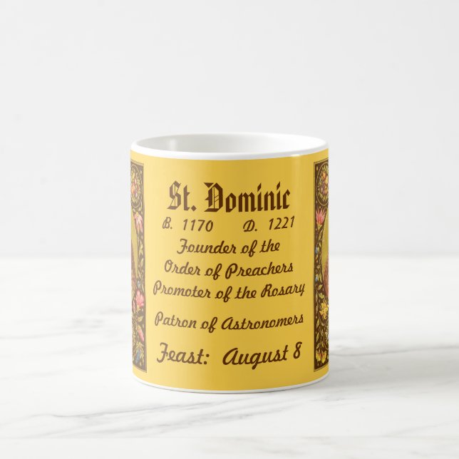 St. Dominic de Guzman (PM 02) Café Mug 2a (Centre)