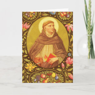 St Dominic de Guzman (PM 02) Carte de vœux vierge