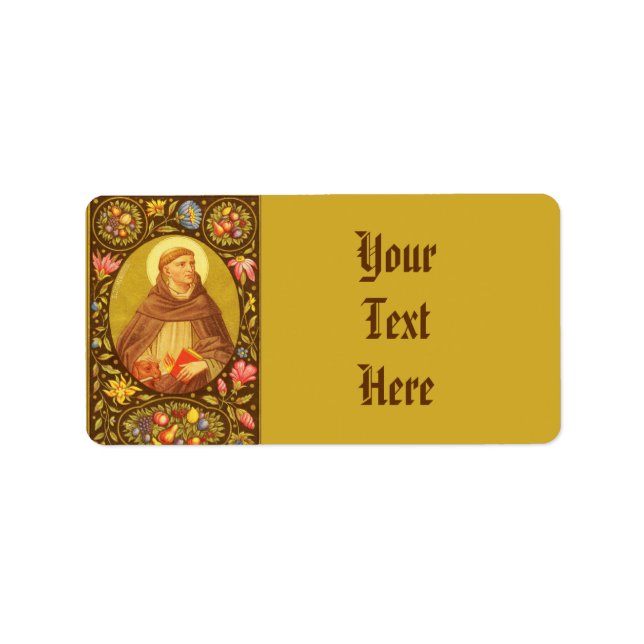 St. Dominic (PM 02) Full Bleed Moyen MP Étiquette  (Devant)