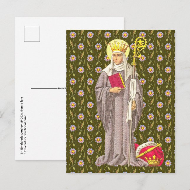 St. Etheldreda (Audrey) (P 003) Carte postale (Devant / Derrière)