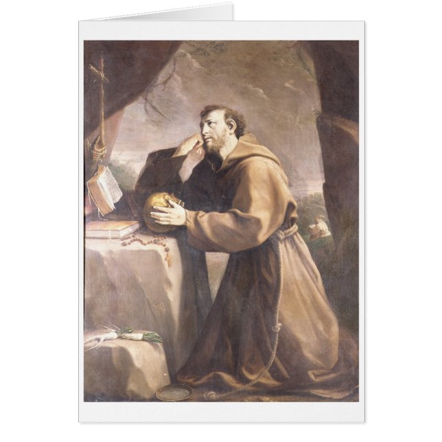 St Francis d'Assisi à la prière (Devant)