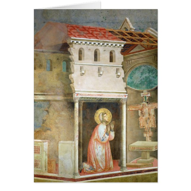 St Francis priant dans l'église de San (Devant)