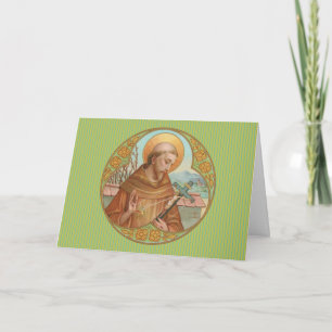 St. François d'Assise (BK 002) Carte de vœux vierg