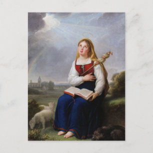 St. Genevieve par Elisabeth Vigee Le Brun Carte po