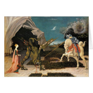 St George, dragon et princesse