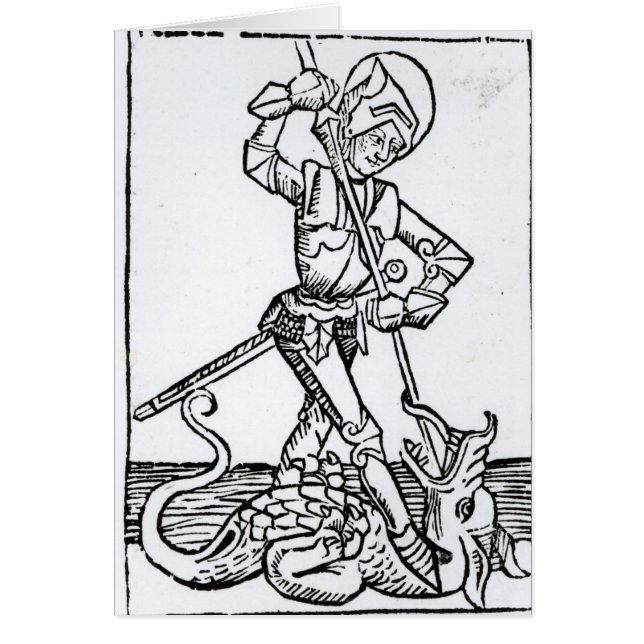 St George, du 'Liber Chronicarum (Devant)