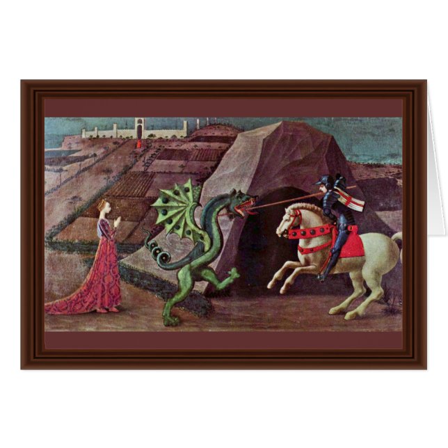 St George et le dragon par Uccello Paolo (Devant horizontal)