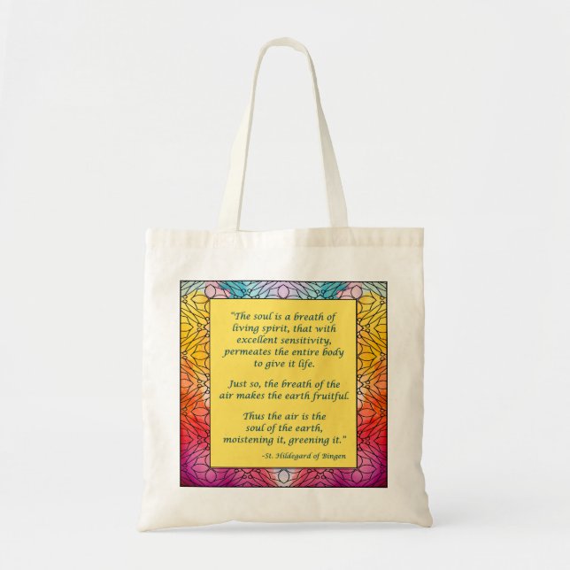 St. Hildegard de Bingen Sac fourre-tout de devis (Devant)
