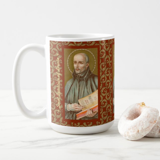 St. Ignatius Loyola (JM 27) Mug de café (Avec donut)