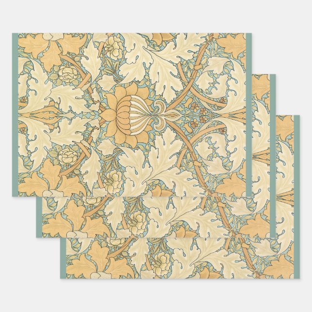 St. James par William Morris, feuilles d'acanthe (Lot)