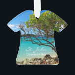 St. John Cinnamon Bay Beach<br><div class="desc">Belle St John Island, Cinnamon Bay Beach maillot tropical ornement! Ce joli ornement tropical à double face offre une vue imprenable sur la plage populaire de St. John USVI Cinnamon Bay! Ce ornement prend aussi des formes différentes ! C'est un merveilleux ajout à votre collection de décorations, et un grand...</div>