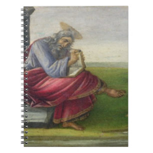 St John le divin sur Patmos, écrivant le livre