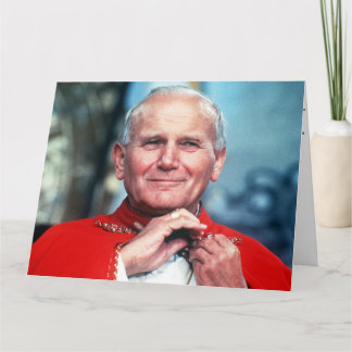 St John Paul II, carte de prière