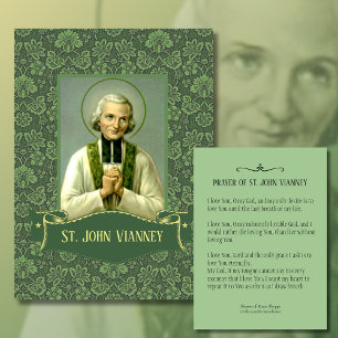 St. John Vianney, prêtre Cartes saintes