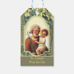 St Joseph jour de fête étiquettes vintages de