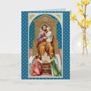 St. Joseph, tout-petit CC, anges avec modèle du Va