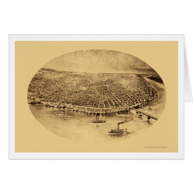 St Louis, carte panoramique de MOIS - 1897 (Devant horizontal)