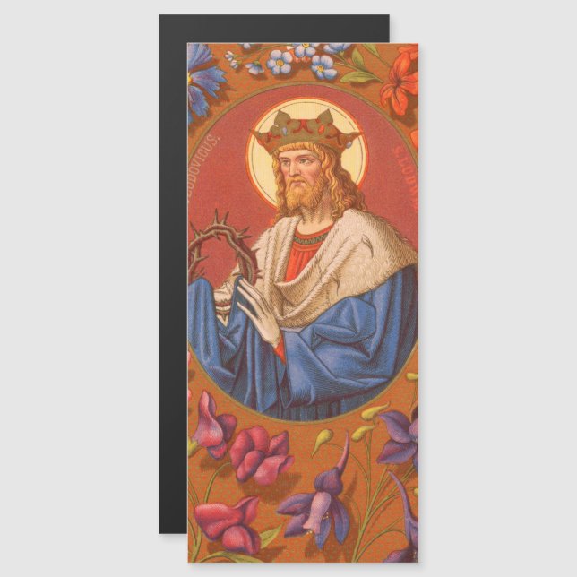 St. Louis IX le roi (PM 05) Carte magnétique (Devant / Derrière)