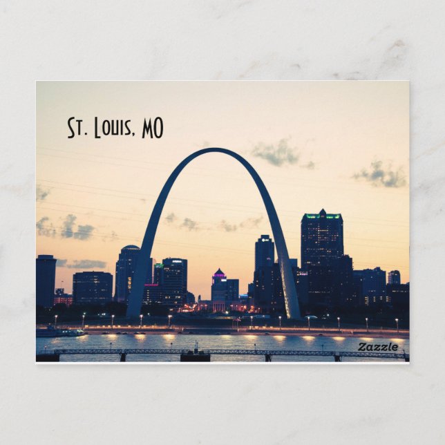 St. Louis, MO Carte postale (Dos)