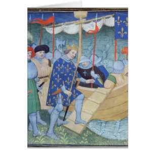 St Louis s'embarquant pour les croisades