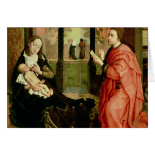 St Luke dessinant un portrait de la Vierge