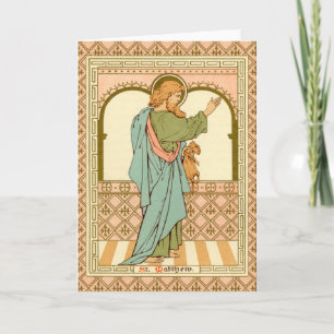 St. Matthieu l'Apôtre (RLS 10) Carte de vœux vierg