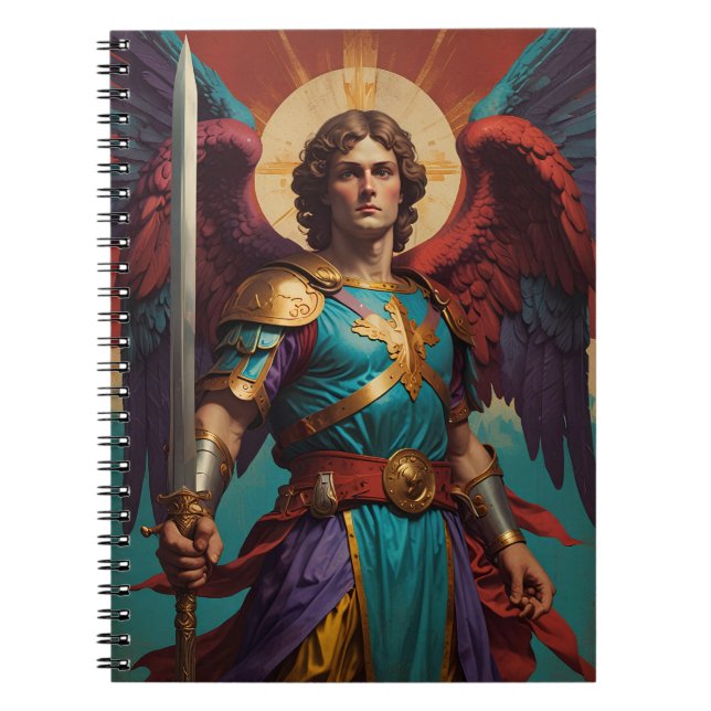 St Michael Archangel Catholic Carnet Journal (Devant)